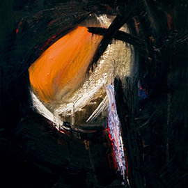 Ohne Titel 10 No. 3 von Jean-Pierre Kunkel, Öl auf Leinwand, ca. 70 x 60 cm