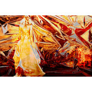 Sylvia Schramm - Bright Night, 150 x 100 cm, Digital painting on aluminium, Iron frame, Unikat, 2017