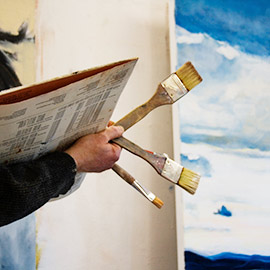 Artist at Work | zu Besuch im Atelier von Burkhard Kern