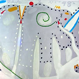 Diego Arango Arango, Elephant, 1998, Acryl auf Leinwand, 146cm x 115cm