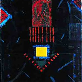 Gyjho-Frank, Bio Convertor, 1997, Mischtechnik, 100x120cm