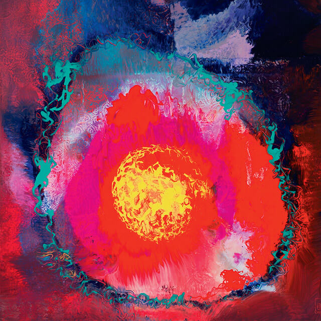 Gyjho-Frank, Supernova, 2014, Öl / Leinwand, 60x60cm