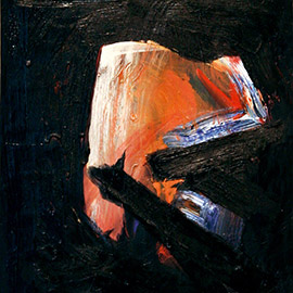 Ohne Titel 10 No. 2 von Jean-Pierre Kunkel, Öl auf Leinwand, ca. 70 x 60 cm