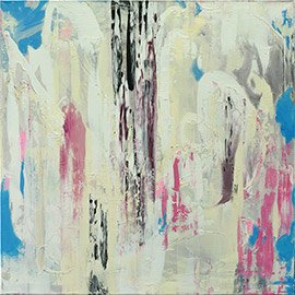 Ohne Titel 4 von Jean-Pierre Kunkel, Acryl auf Leinwand, 100 x 100 cm