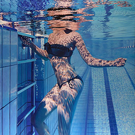 Jean-Pierre Kunkel, Pool No. 23, Öl auf Leinwand, 180x150cm