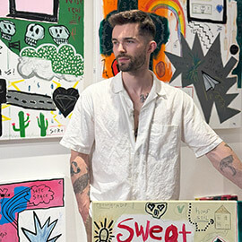 Vincent Herkert Austellung in der Galerie Marion Stöter